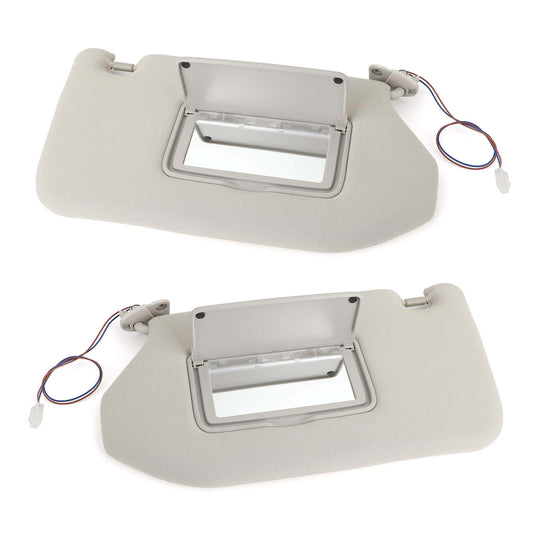 Pare-soleil gris avec lampe pour Pathfinder 13-18 et Infiniti QX60 14-17
