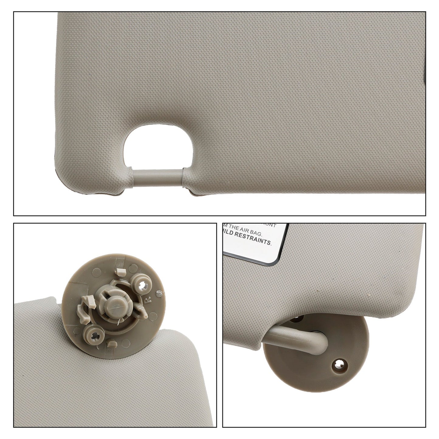 Pare-soleil gris pour Chevrolet Sonic Spark 2012-2020 (42747783 et 42747787)