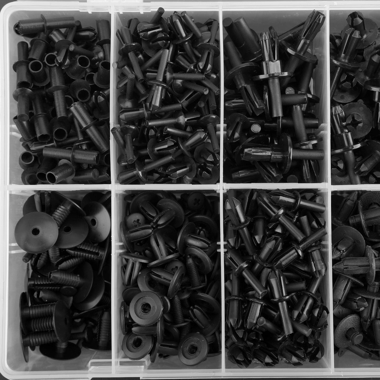 690PCS Fender Door Hood Bumper Trim Clips Body Retainer Assortment & Screwdriver