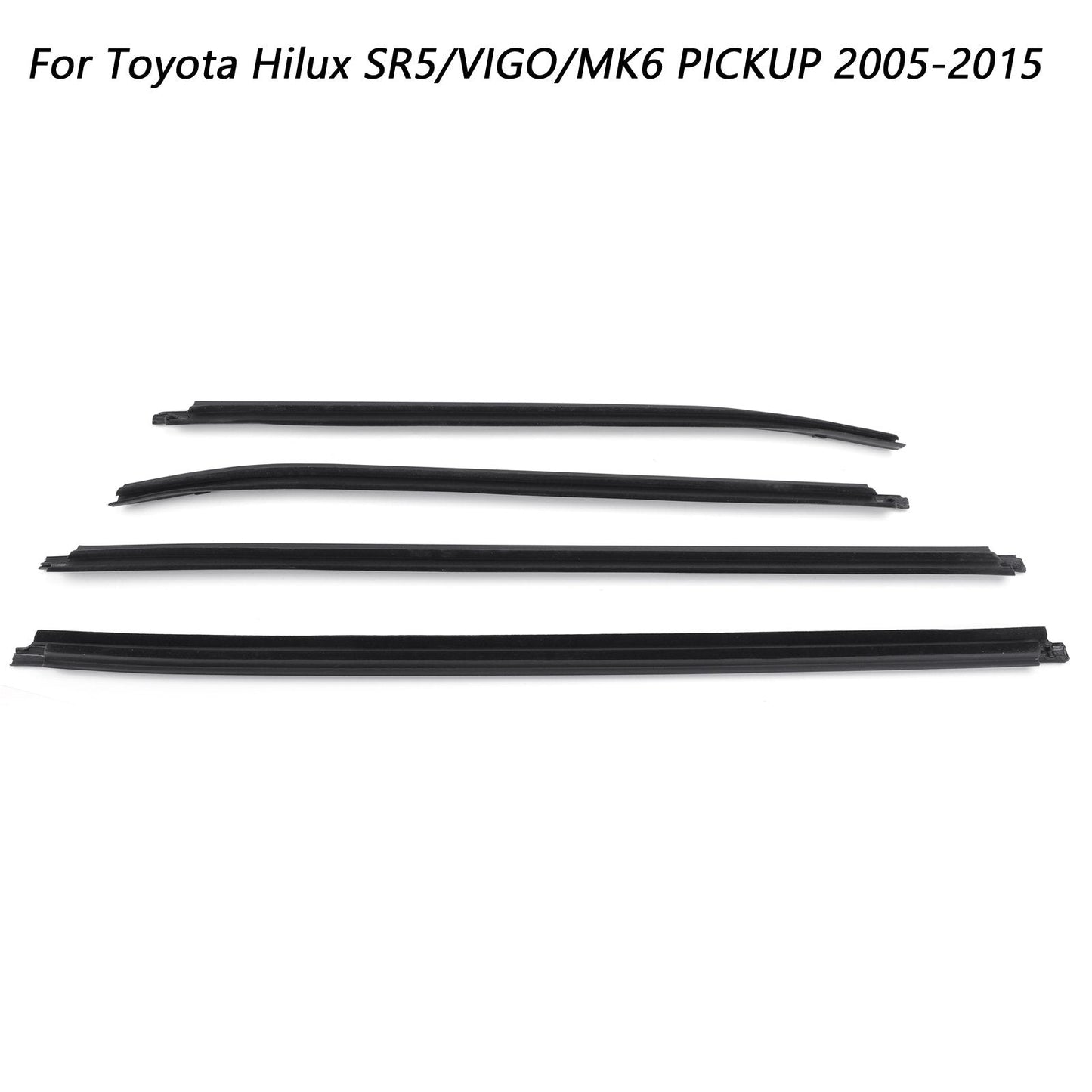 Burlete de goma para puerta de Toyota Hilux SR5/VIGO/MK6 PICKUP 05-15 KUN26 KUN36 GGN25 TGN16 TGN36