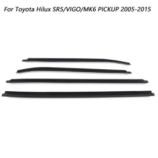 05-15 Toyota Hilux SR5/VIGO/MK6 PICKUP Weatherstrip 4 Door Rubber Seal KUN26 KUN36 GGN25 TGN16 TGN36