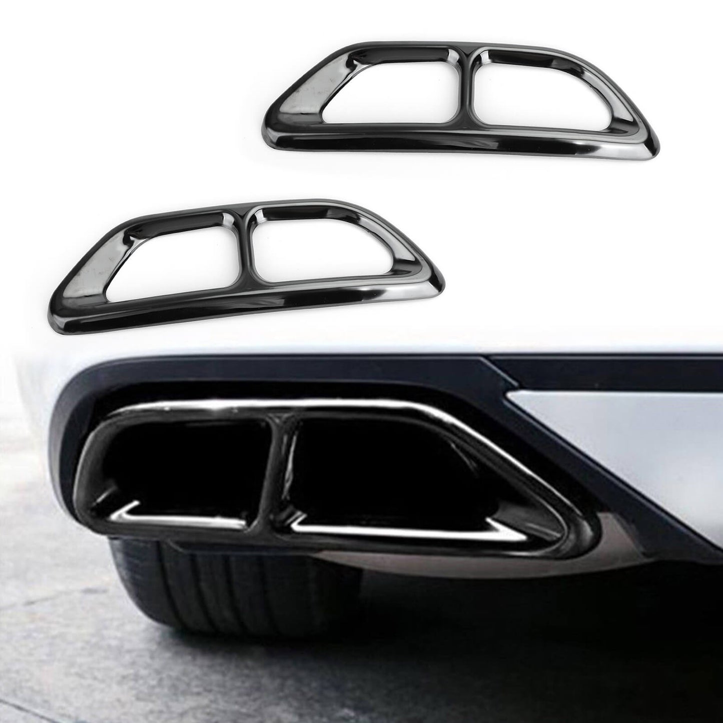 Embellecedor de tubo de escape trasero para Honda Accord 2018-2019 (2 piezas)