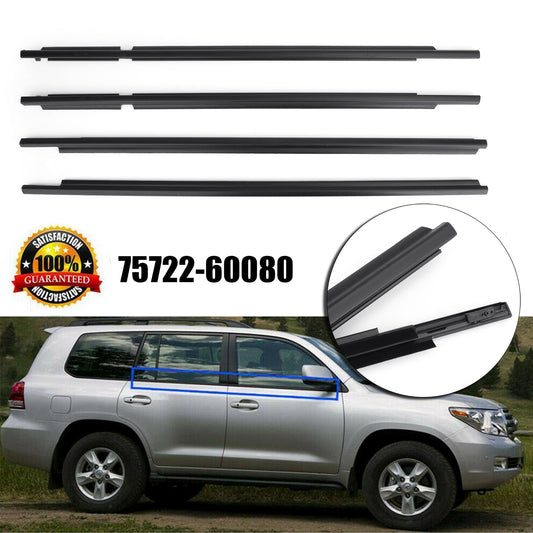Moulure de ceinture de fenêtre pour joint d'étanchéité pour Toyota Land Cruiser Prado série 120 2003-2009 7572260080