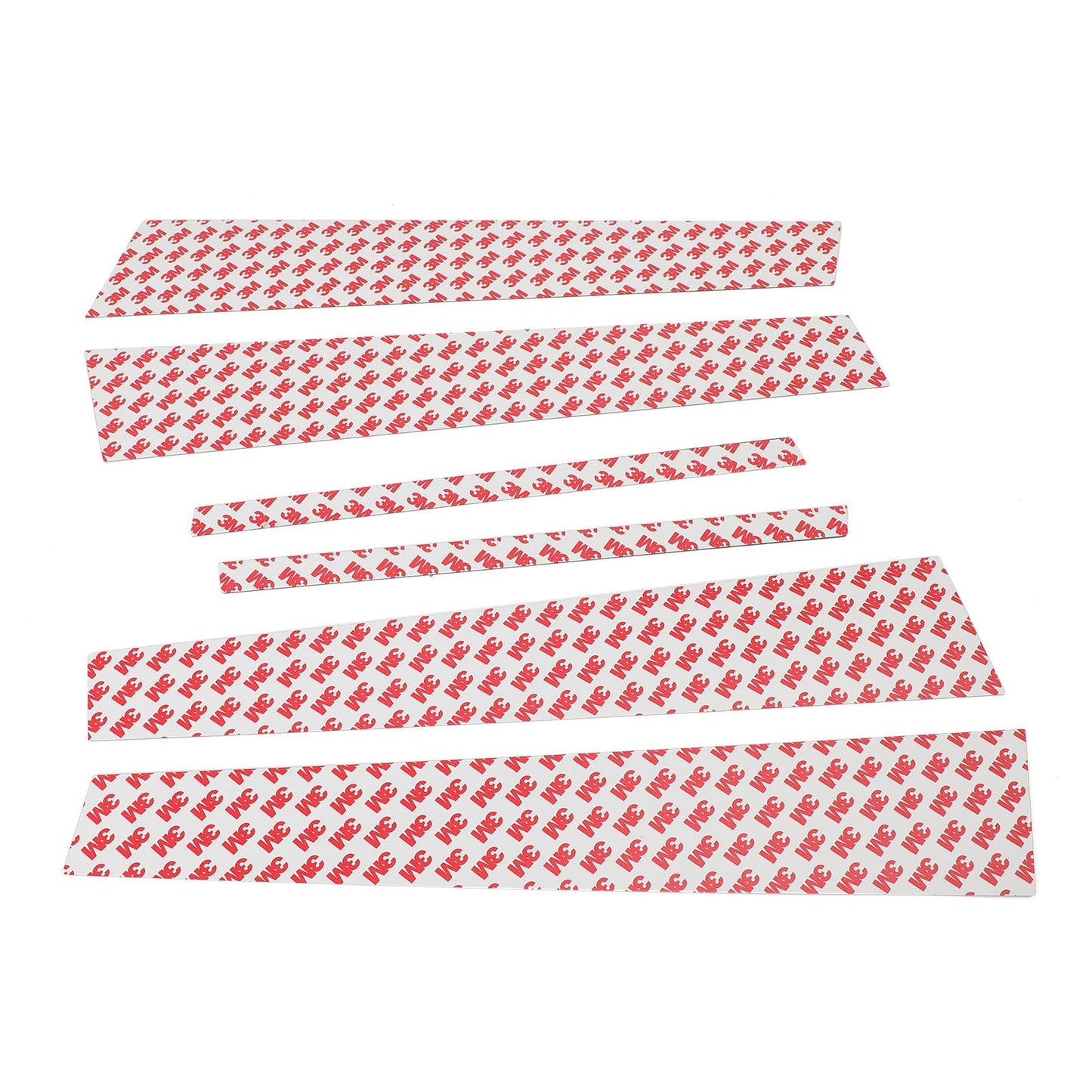 2008-2012 Honda Accord Black Pillar Posts 6pcs Cover Door Trim Window Decal