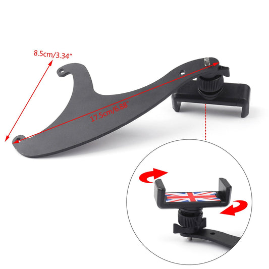 Mini Cooper F54 F55 F56 RD 360 Degree Rotation Car Phone Mount Cradle Holder Stand
