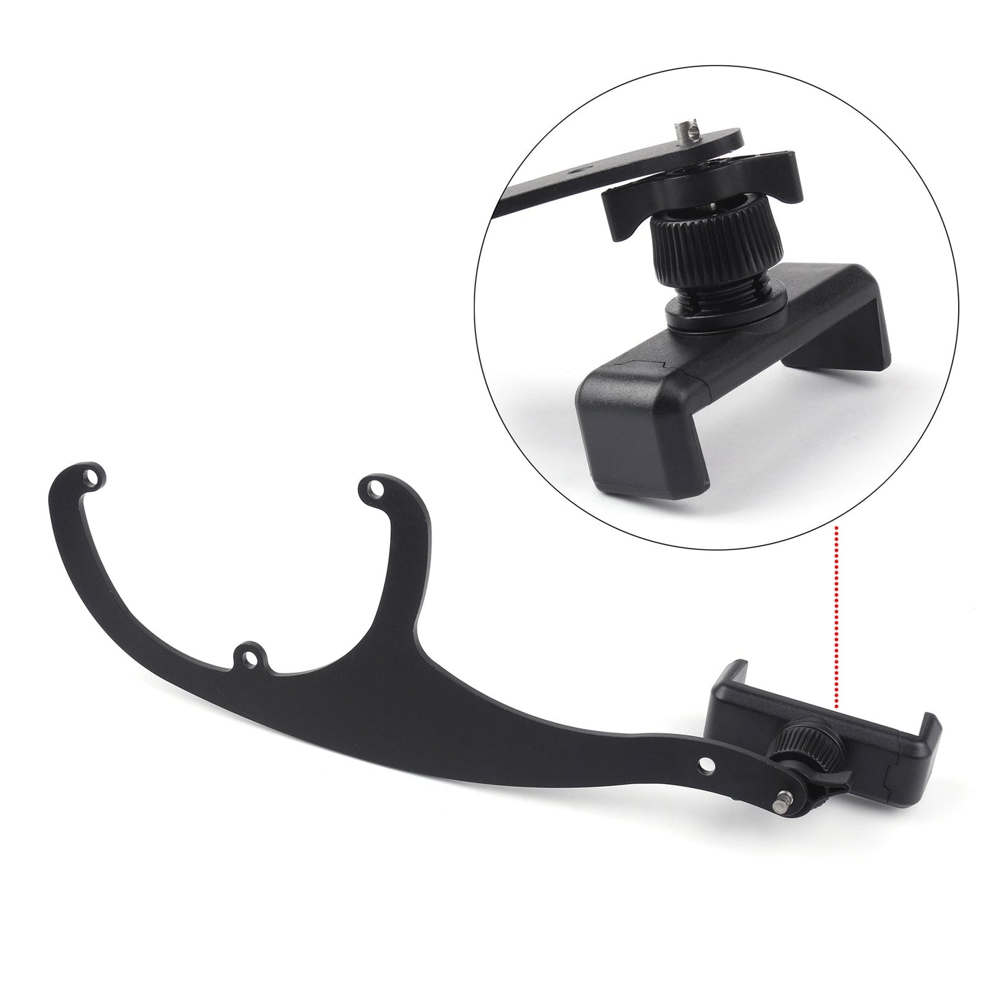 Car Phone GPS Mount Holder Stand Fit For Mini Cooper Gray