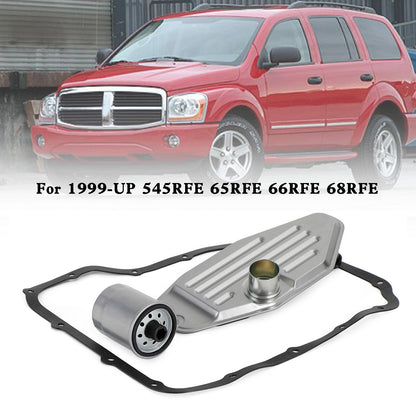 2005-2007 Jeep LIBERTY L4 2.8L DIESEL 5-45RFE Transmission Filter Kit 4WD With Pan Gasket 5013470AD 4799662 5179267AC Generic