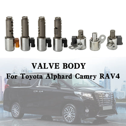 2007-2015 TOYOTA Highlander 5 SP F/4WD 2.5L 3.5L Transmission Solenoids Valve Kit U150 U151 U250 U151E U250E K14879E K57958P Generic