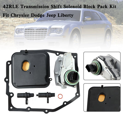 2009-2010 Dodge Challenger V6 3.5L 42RLE Transmission Shift Solenoid Block Pack Kit 52854001AA 61936A 44956 Generic