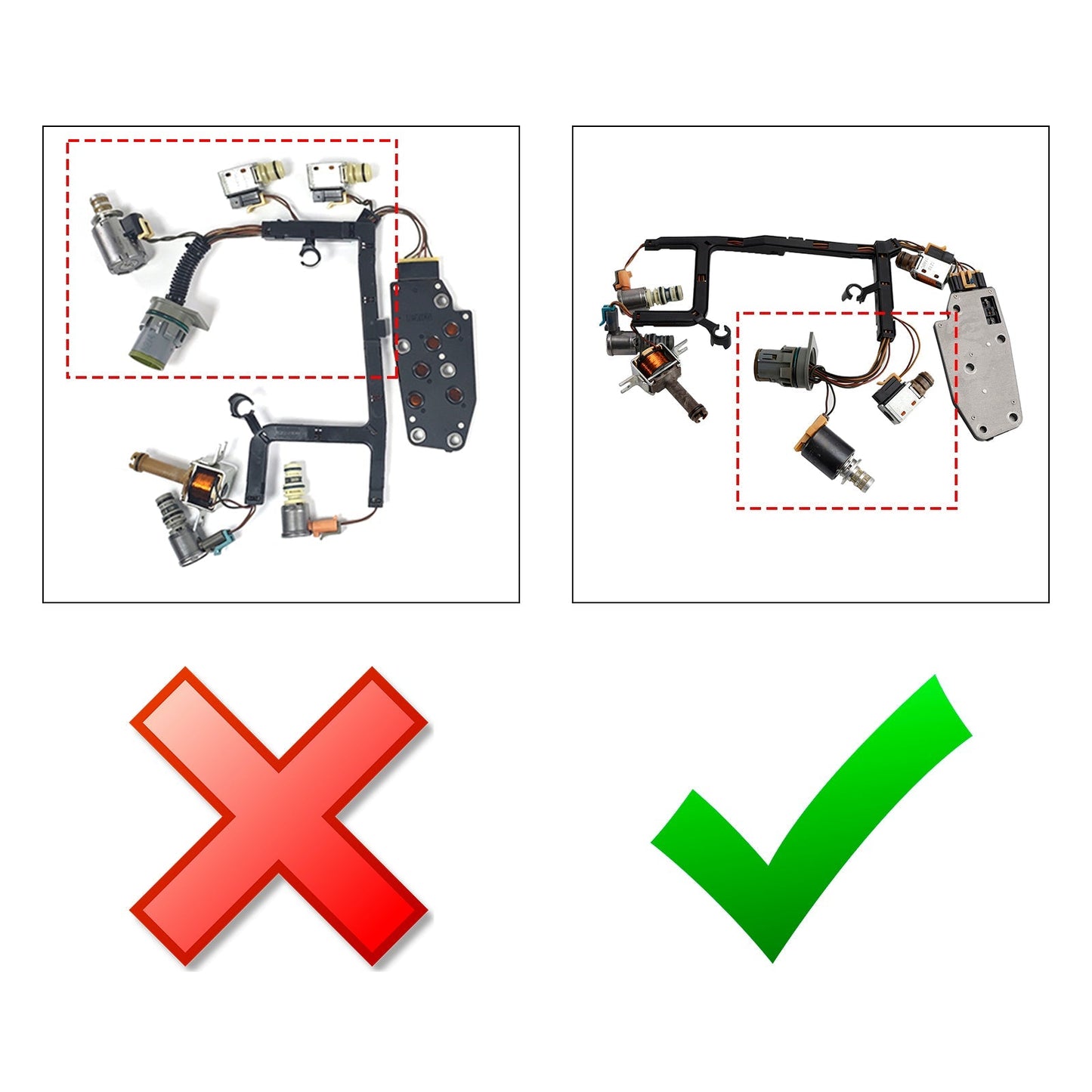 Kit de solénoïdes de transmission 9 pièces pour restauration rapide 1500-2500 TCC 3-2 PWM 4L60E 4L65E 1996-2002