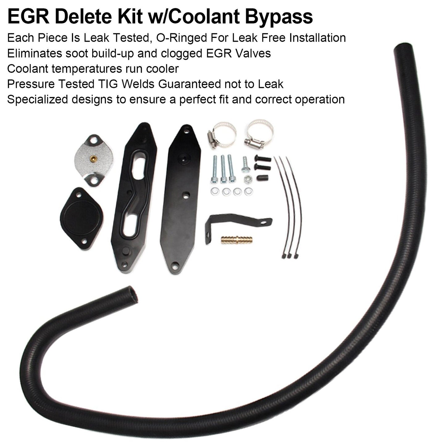 2011-2023 Ford 6.7L Powerstroke Diesel EGR Delete Kit w/Coolant Bypass