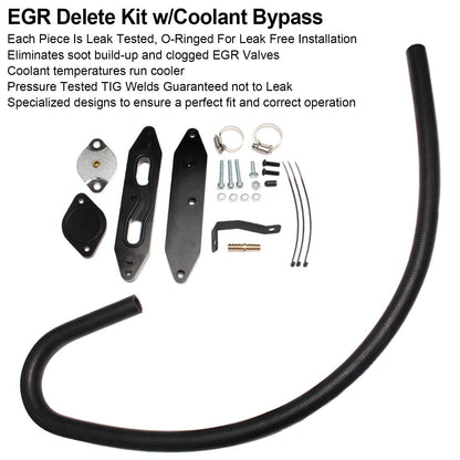 2011-2023 Ford 6.7L Powerstroke Diesel EGR Delete Kit w/Coolant Bypass