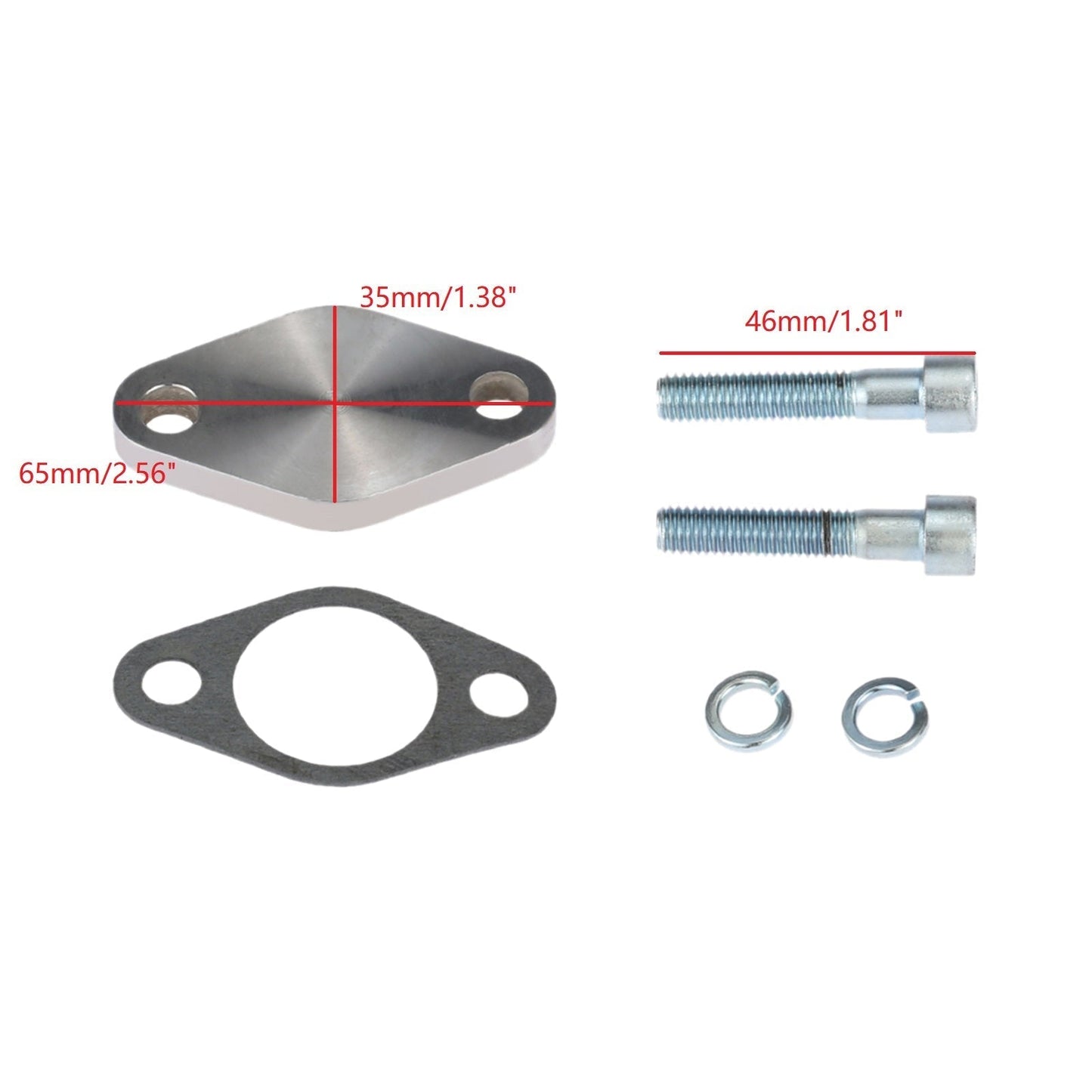 BMW E53 E65 E66 E38 E39 E46 E90 8mm EGR Valve Blanking Block Plates Kit