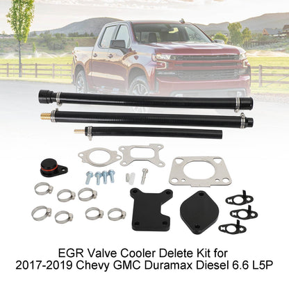 EGR Valve Cooler Kit For 2017-2023 Chevy GMC Duramax Diesel 6.6 L5P