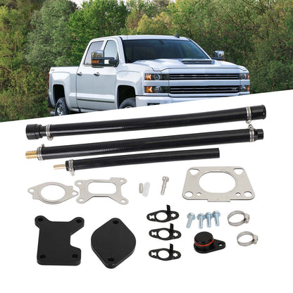 EGR Valve Cooler Kit For 2017-2023 Chevy GMC Duramax Diesel 6.6 L5P