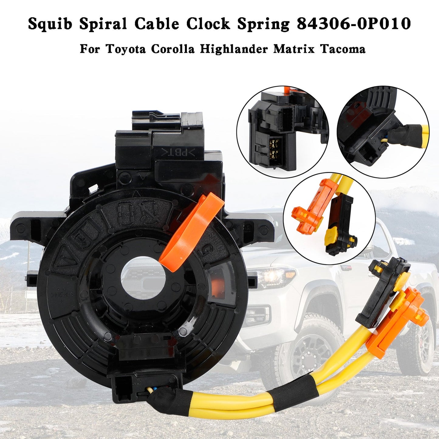 2005-2013 For TOYOTA TACOMA 84306-0P010 Squib Spiral Cable Clock Spring