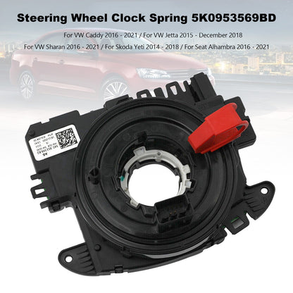 2016-2021 VW Caddy Steering Wheel Clock Spring 5K0953569BD