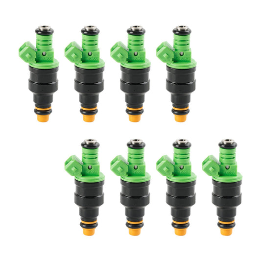 2005-2013 Chevrolet Corvette 8PCS 0280150558 0280155968 42lbs Green Top Racing Fuel Injector