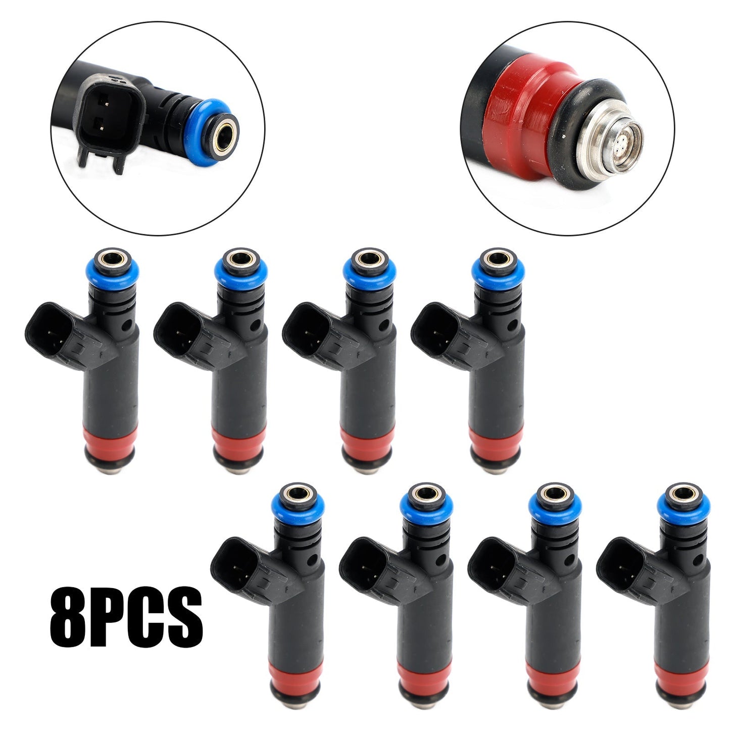 1 inyector de combustible 1L2E-D4A compatible con Ford Explorer 02-04 Mercury Mountaineer 4.6L V8