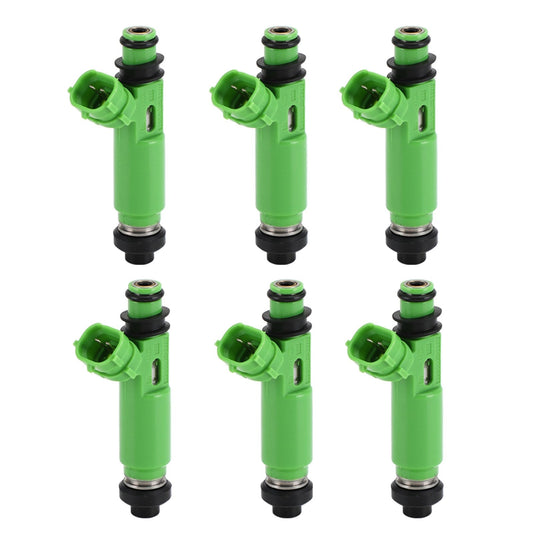 1998-2003 Mitsubishi Montero sport 3.0L V6 6PCS Fuel Injectors 1955003170 FJ672 1955004060