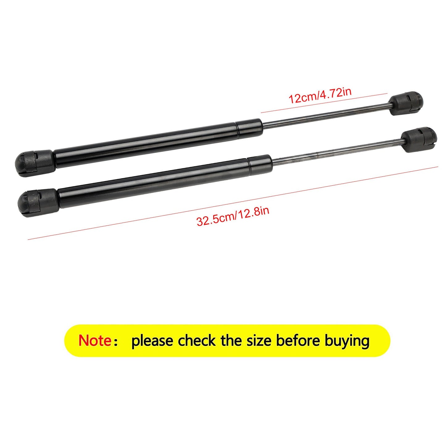 2PCS Gas Struts ARB Canopy REAR window 160N 1921VR Toyota Hilux