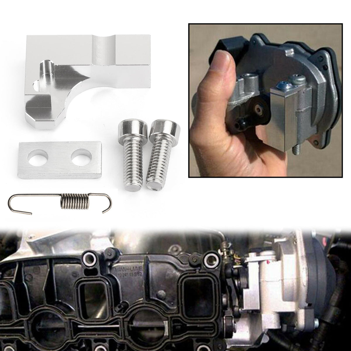 VW Audi Skoda Seat 03L129711E 2.0 TDI CR Alu Manifold P2015 Repair Bracket
