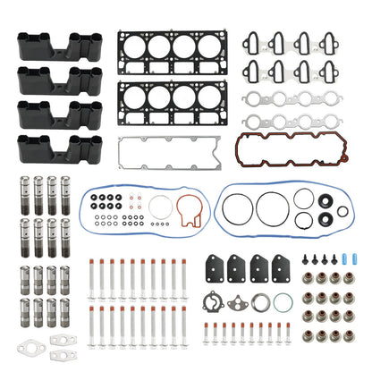 2005-2009 Chevy Silverado 1500 5.3L 5328CC AFM Lifter Replacement Kit Head Gasket Set Head Bolts Lifters Guides