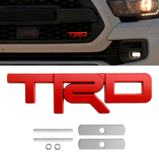 Tacoma Tundra 4Runner Rav4 Highlander TRD Grille Badge Emblem Sticker