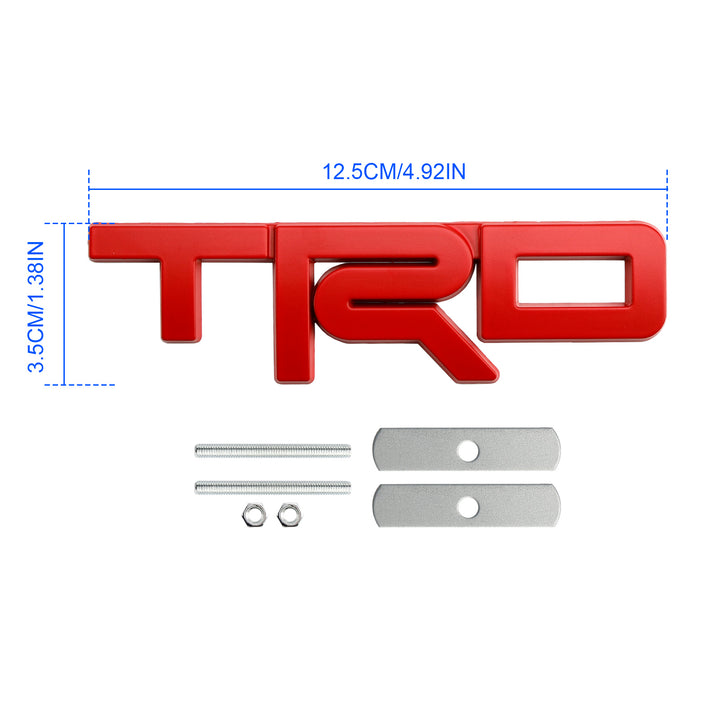 Tacoma Tundra 4Runner Rav4 Highlander TRD Grille Badge Emblem Sticker