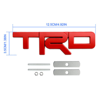 Tacoma Tundra 4Runner Rav4 Highlander TRD Grille Badge Emblem Sticker