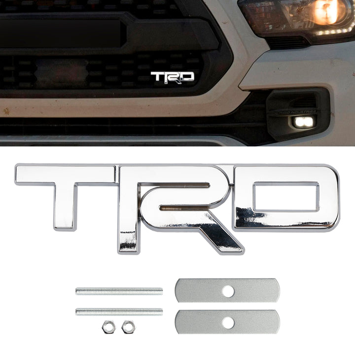Tacoma Tundra 4Runner Rav4 Highlander TRD Grille Badge Emblem Sticker