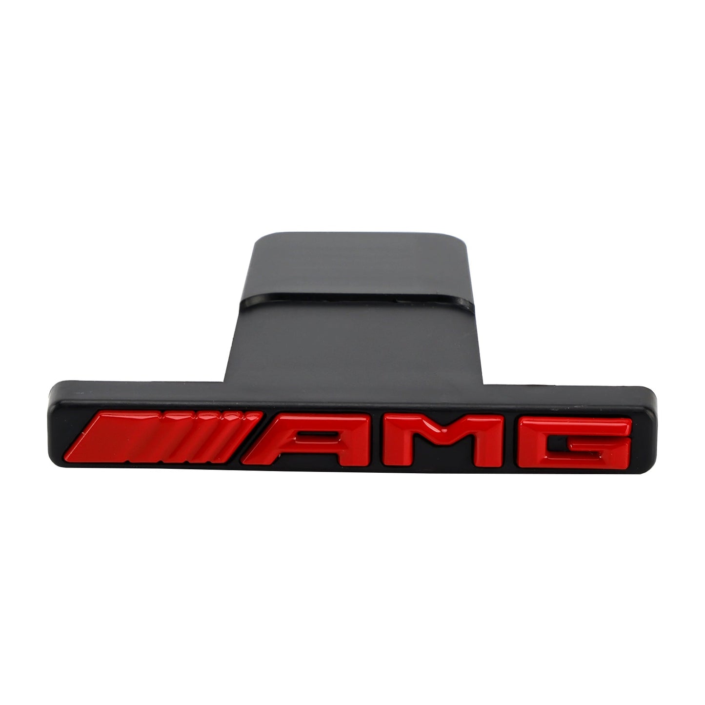 AMG Front Vertical Strip General Grill Emblem For Mercedes-Benz Grille Chrome / Red / Black AMG Decal Badge
