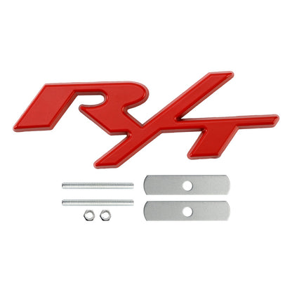 R/T Badge Front Bumper Grille Emblem for Dodge Charger Challenger Red / Chrome / Black / Red Black Badge