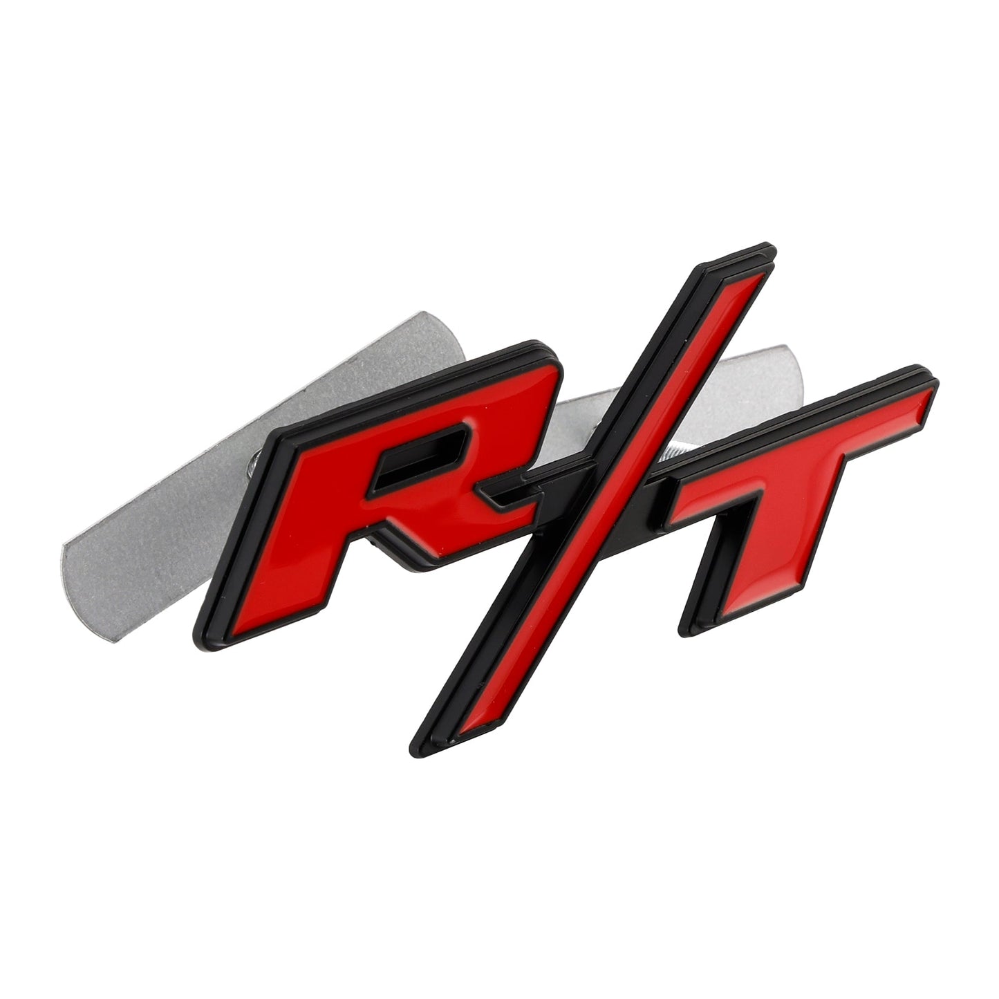 R/T Badge Front Bumper Grille Emblem for Dodge Charger Challenger Red / Chrome / Black / Red Black Badge