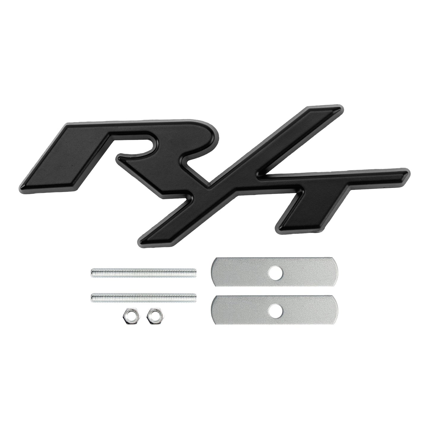 R/T Badge Front Bumper Grille Emblem for Dodge Charger Challenger Red / Chrome / Black / Red Black Badge