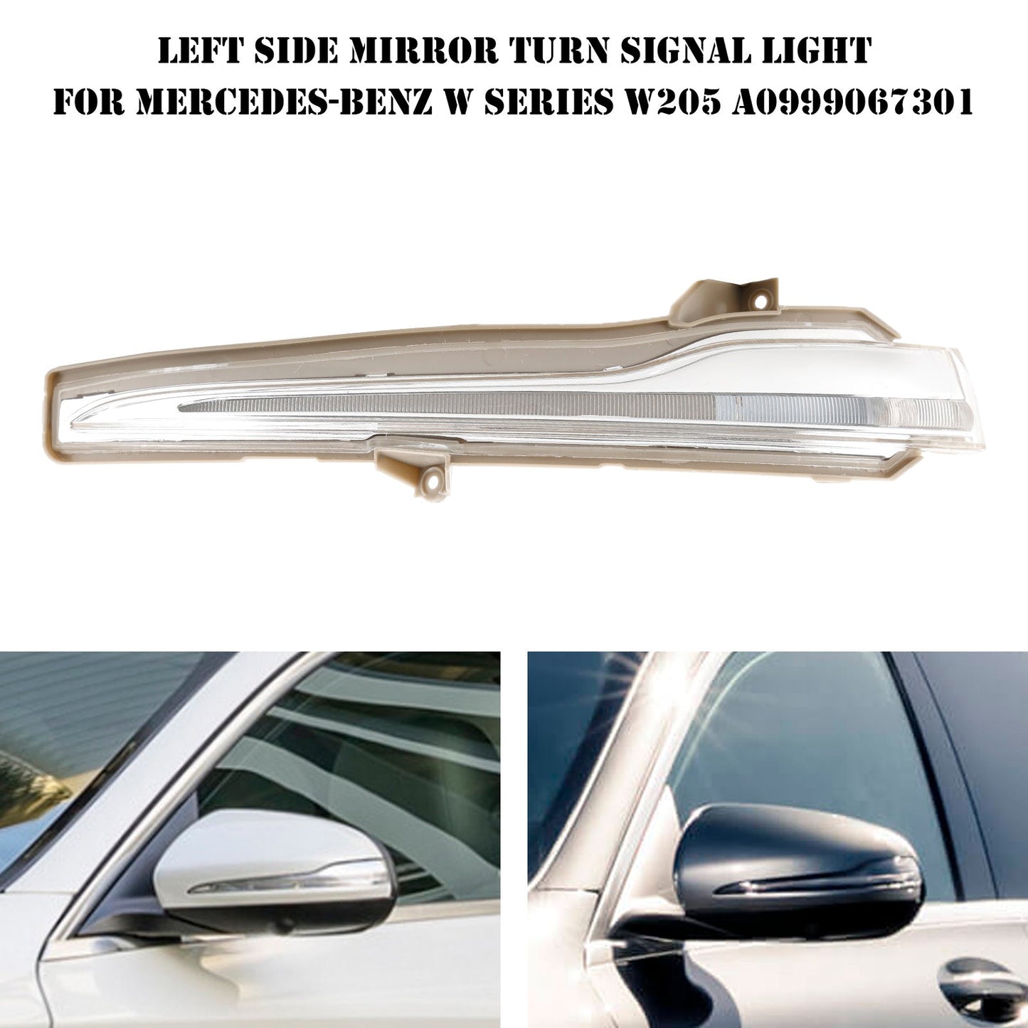 2016-2019 Benz GLC-Class C253 Pair Side Mirror Turn Signal Light A0999067401 A0999067301