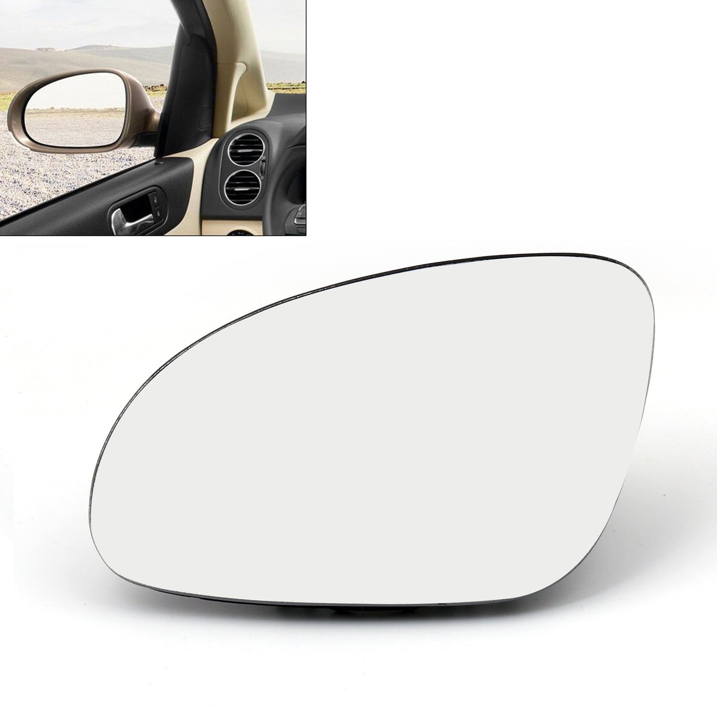 2005-2009 Volkswagen Passat B6 Door Mirror Left Right Glass Heated W/Holder