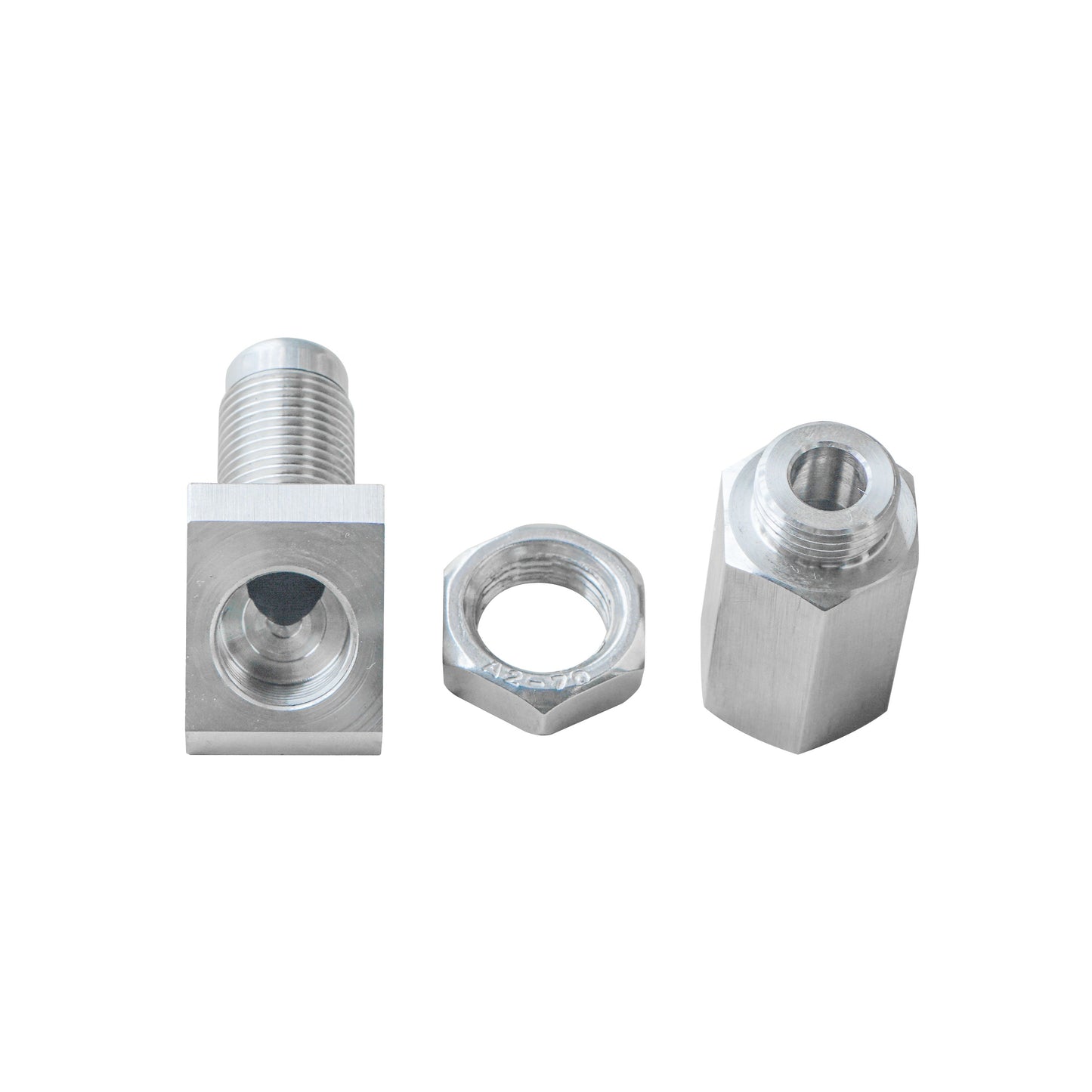 Mini convertidor catalítico de 45 grados, eliminador de sensor de O2, adaptador de luz de verificación del motor CEL M18X1.5