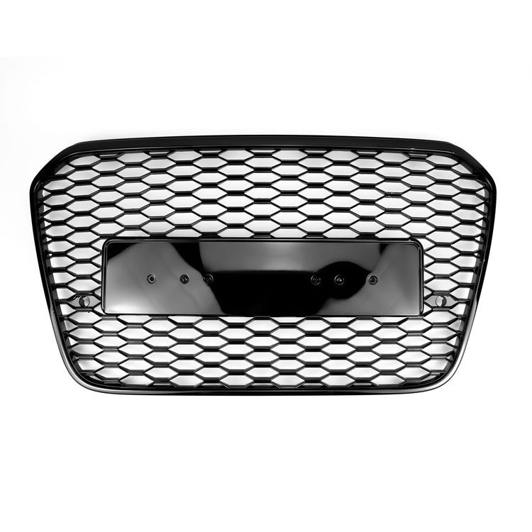 2012-2015 Audi A6 C7 / S6 pre-facelift RS6 Style Honeycomb Front Bumper Grille Blcak Grill