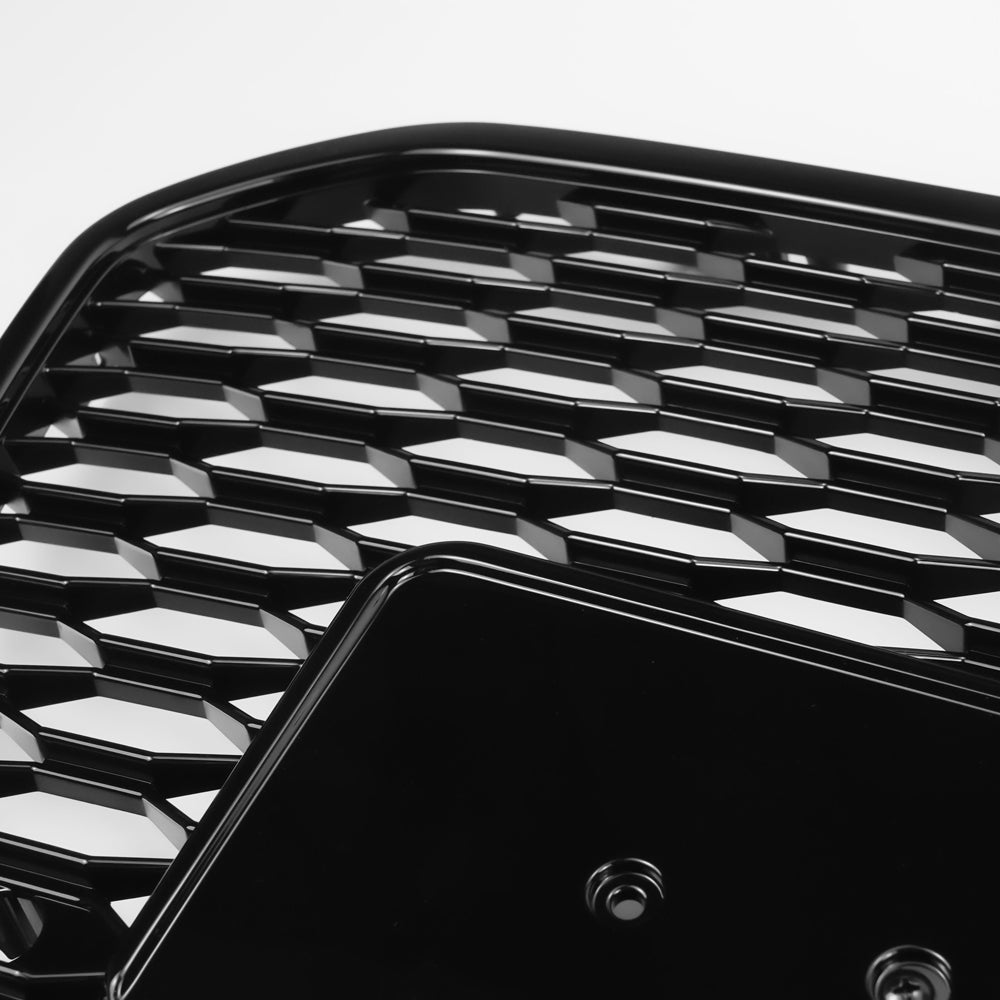 2012-2015 Audi A6 C7 / S6 pre-facelift RS6 Style Honeycomb Front Bumper Grille Blcak Grill