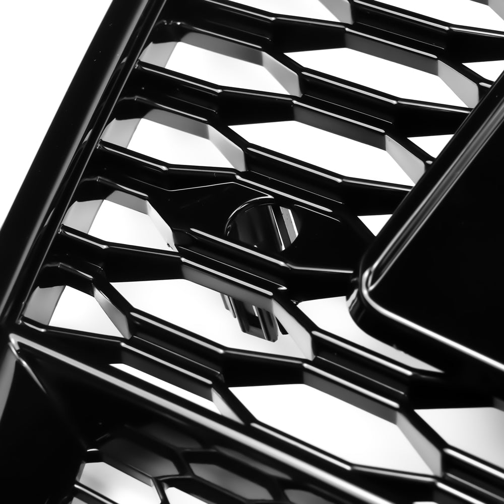 RS6 Style Honeycomb Grille For 2012-2015 Audi A6 A6 Sline S6 Quattro Black Front Bumper Grill Replacement