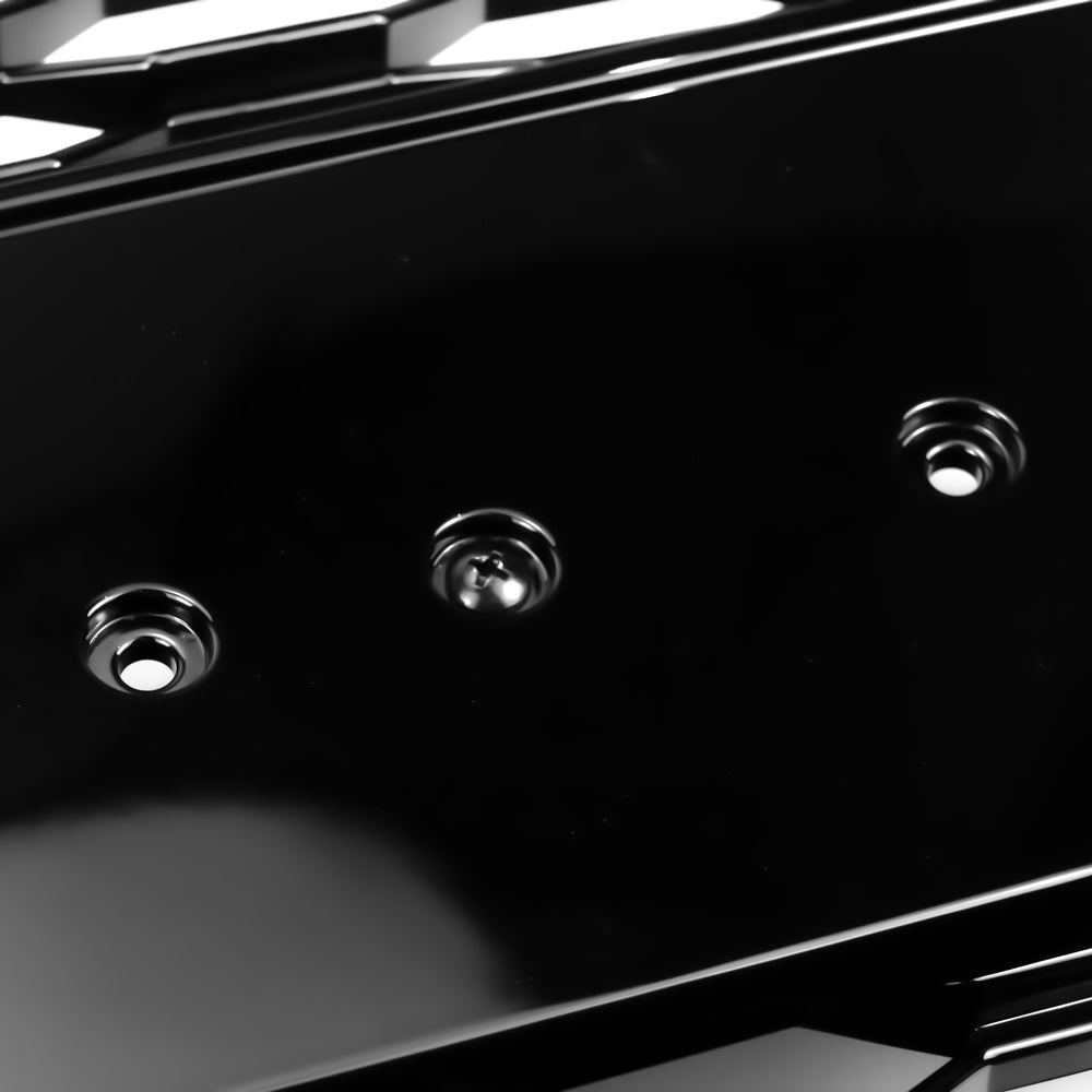 2012-2015 Audi A6 / A6 Sline / S6 C7 Honeycomb Grille Front Bumper Black Grill RS6 Style Quattro