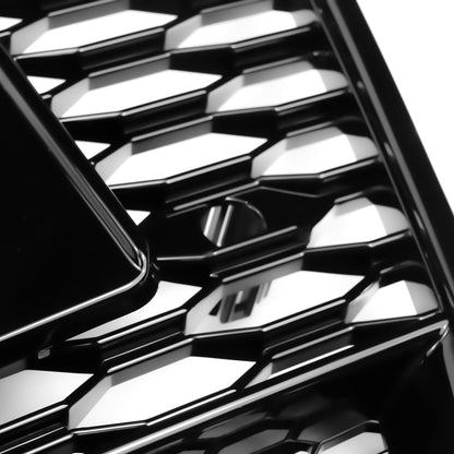 2012-2015 Audi A6 A6 Sline S6 C7 Black Front Bumper Grill Quattro RS6 Style Honeycomb Grill