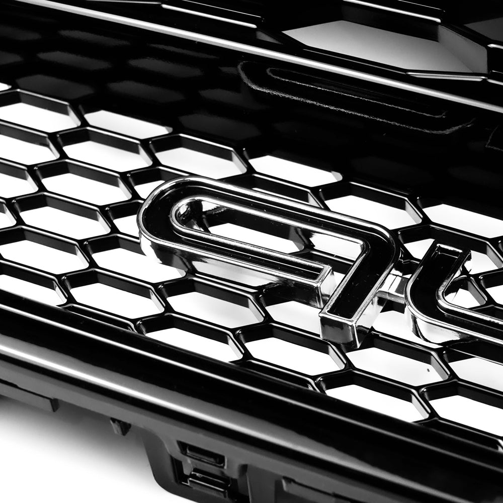 RS6 Style Honeycomb Grille For 2012-2015 Audi A6 A6 Sline S6 Quattro Black Front Bumper Grill Replacement
