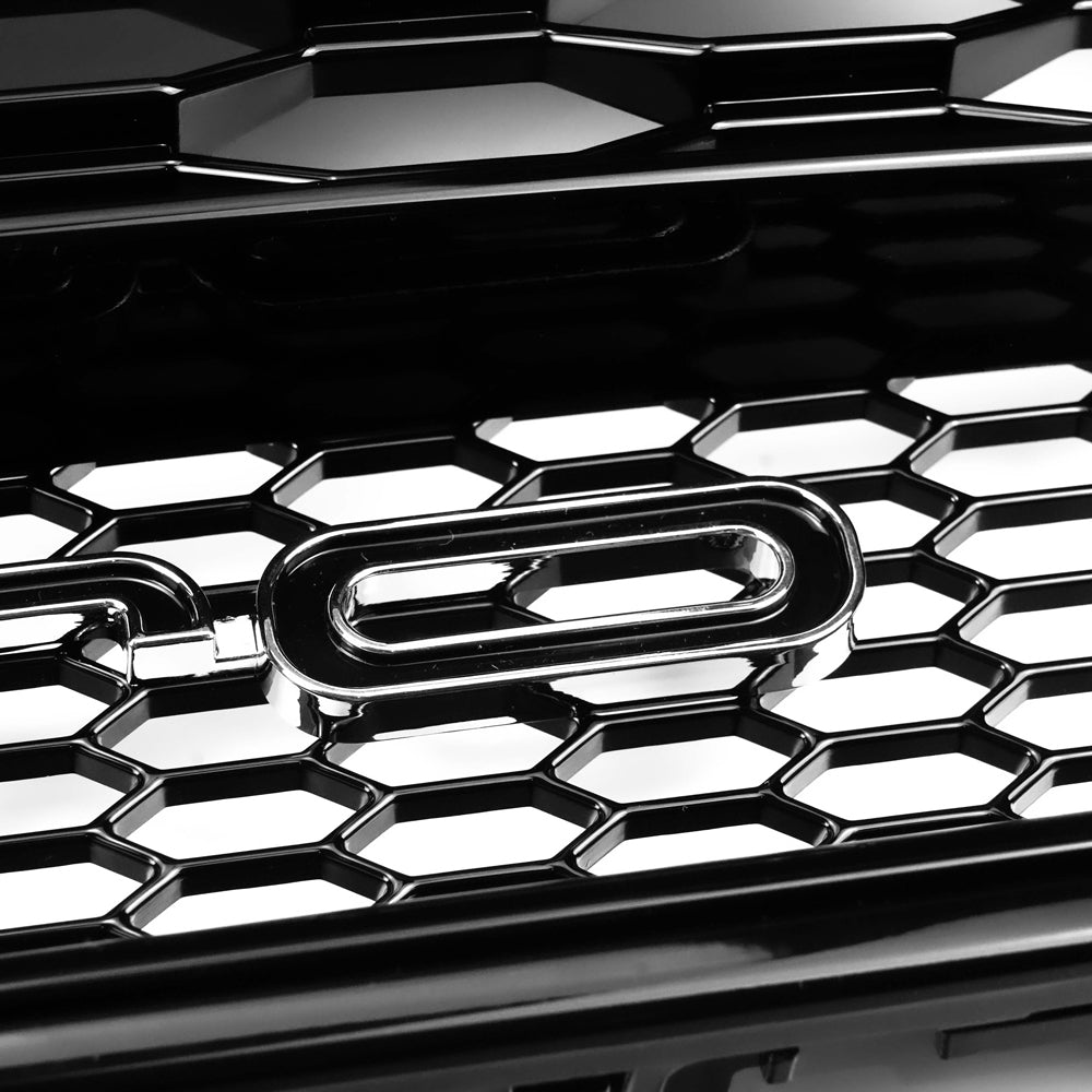 2012-2015 Audi A6 / A6 Sline / S6 C7 Honeycomb Grille Front Bumper Black Grill RS6 Style Quattro