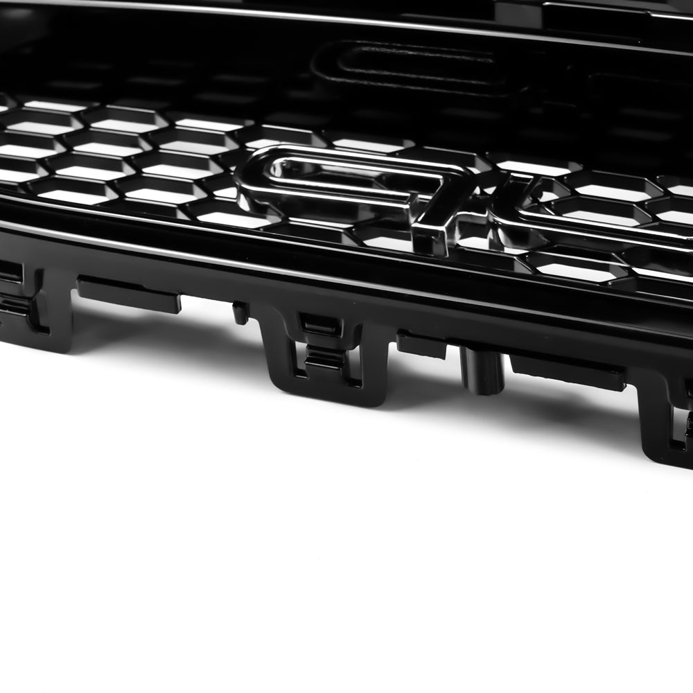 2012-2015 Audi A6 / A6 Sline / S6 C7 Honeycomb Grille Front Bumper Black Grill RS6 Style Quattro