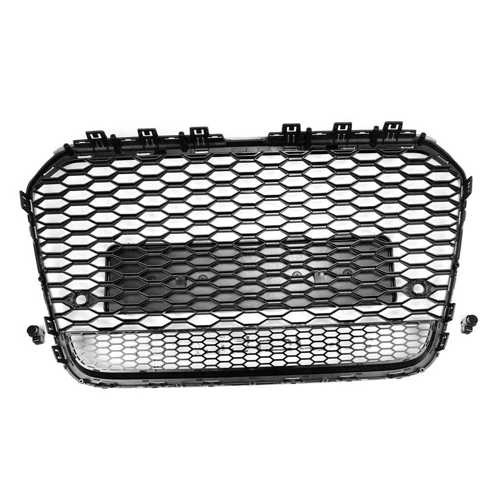 2012-2015 Audi A6/A6 Sline/S6 To RS6 Style Honeycomb Grille Front Bumper Grill Replacement