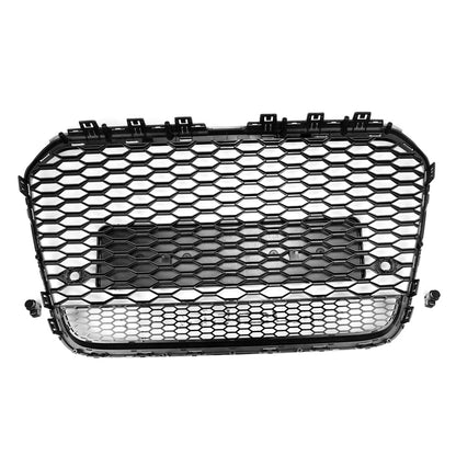 2012-2015 Audi A6/A6 Sline/S6 To RS6 Style Honeycomb Grille Front Bumper Grill Replacement