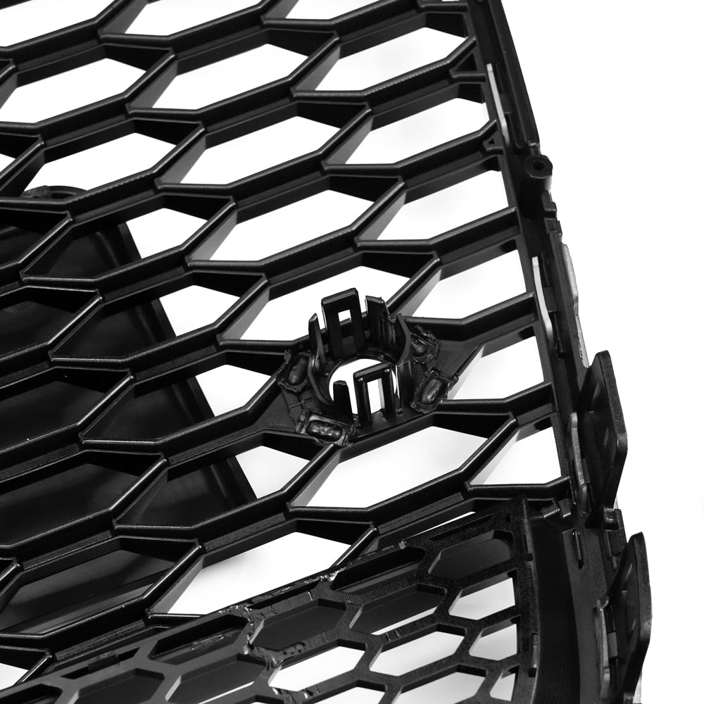 2012-2015 Audi A6 / A6 Sline / S6 C7 Honeycomb Grille Front Bumper Black Grill RS6 Style Quattro