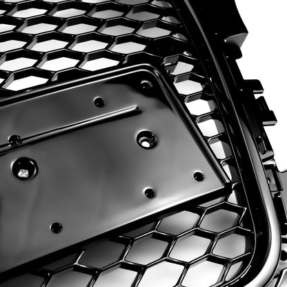 2008-2013 Audi A3 S3 8P Honeycomb Front Bumper Grill RS3 Style Gloss Black Grille